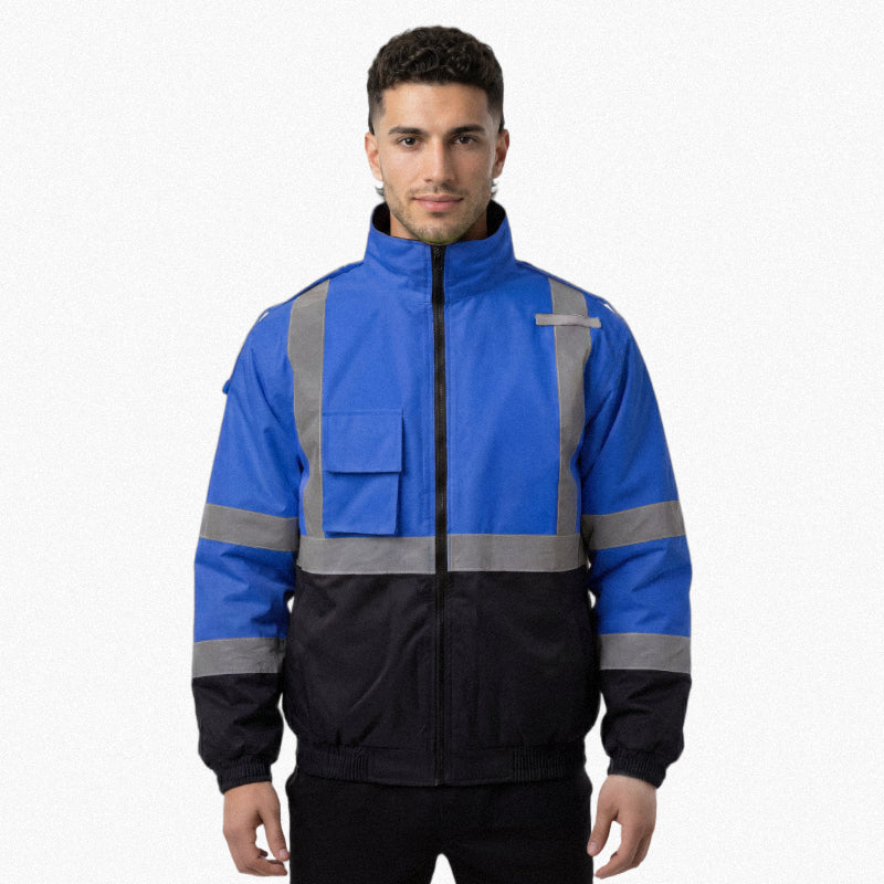 SAFMY-B28-098 ANSI Hi-Vis Safety Jacket