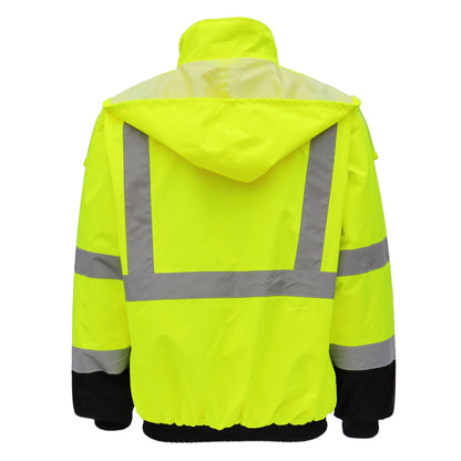 SAFMY-B28-098 ANSI Hi-Vis Safety Jacket