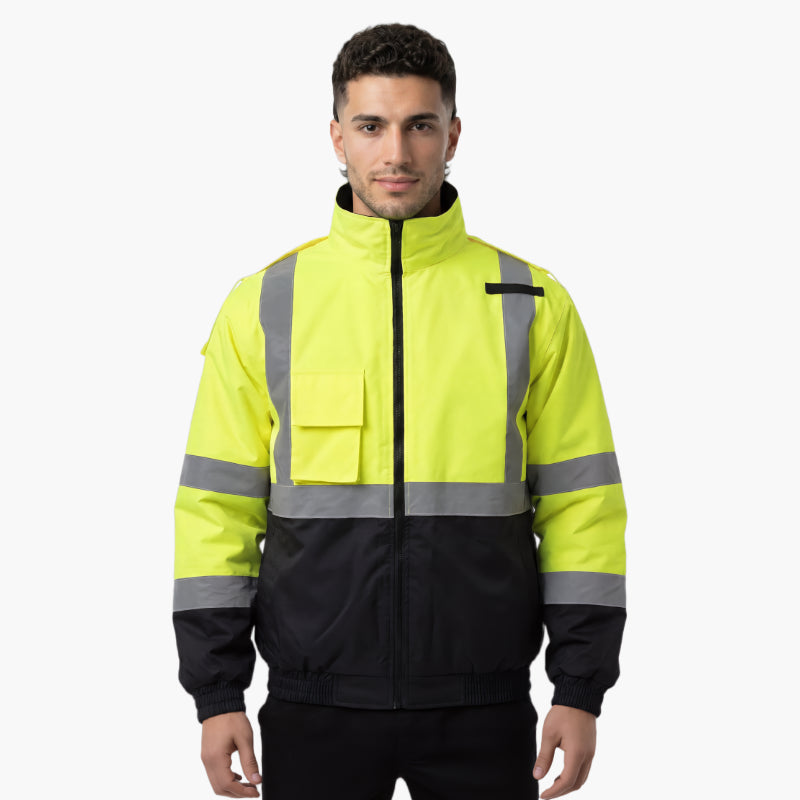 SAFMY-B28-098 ANSI Hi-Vis Safety Jacket