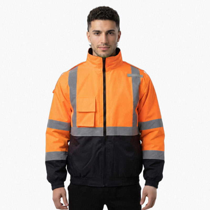 SAFMY-B28-098 ANSI Hi-Vis Safety Jacket
