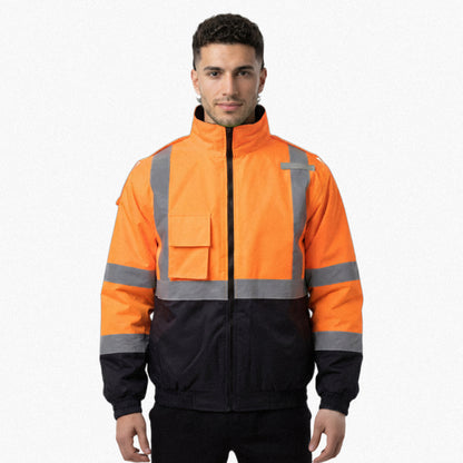 SAFMY-B28-098 ANSI Hi-Vis Safety Jacket