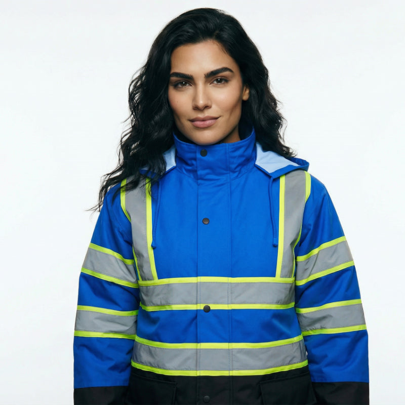 SAFMY-B48-130-1 High-Visibility Reflective Work Jacket