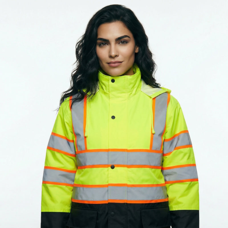 SAFMY-B48-130-1 High-Visibility Reflective Work Jacket