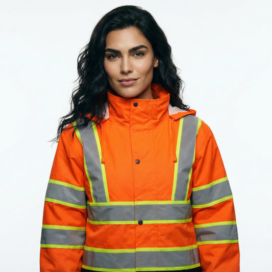 SAFMY-B48-130-1 High-Visibility Reflective Work Jacket
