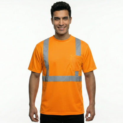 SAFTX-C2-077 High Visibility Safety T-Shirt