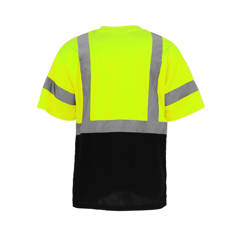 SAFTX-C28-078 High Visibility Black Bottom T-Shirt