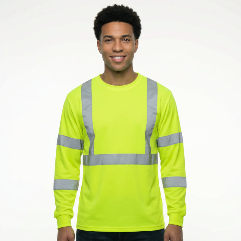 SAFTX-C6-081 High Visibility Long Sleeve T-Shirt