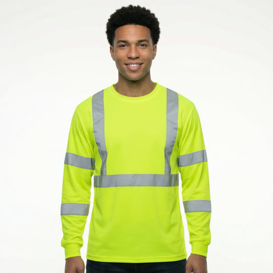 SAFTX-C6-081 High Visibility Long Sleeve T-Shirt
