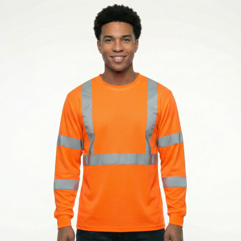 SAFTX-C6-081 High Visibility Long Sleeve T-Shirt