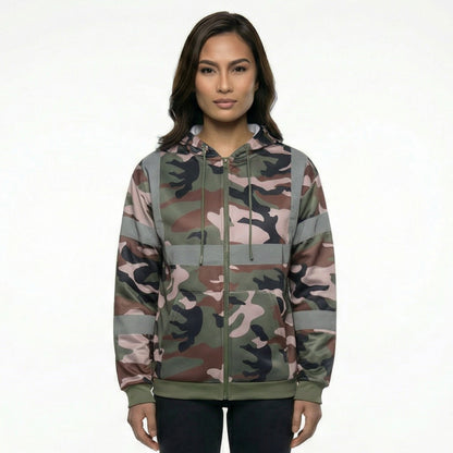 SAFWY-A2-088-1 Reflective Fleece Zip Hoodie