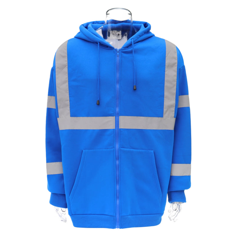 SAFWY-A2-088-1 Reflective Fleece Zip Hoodie