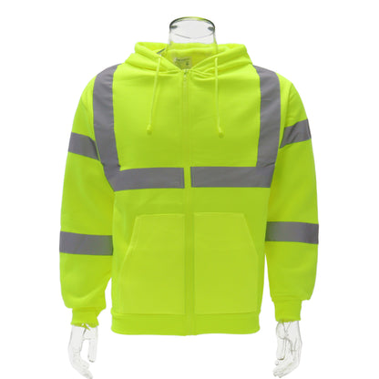 SAFWY-A2-088-1 Reflective Fleece Zip Hoodie