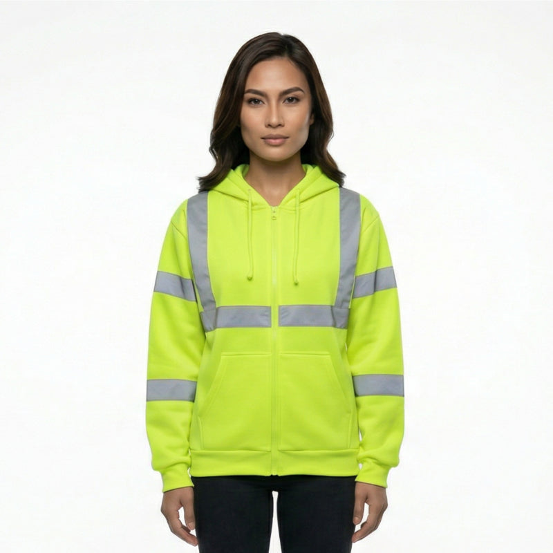 SAFWY-A2-088-1 Reflective Fleece Zip Hoodie