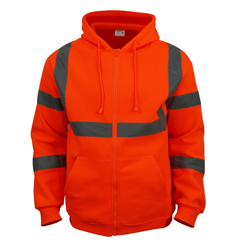 SAFWY-A2-088-1 Reflective Fleece Zip Hoodie
