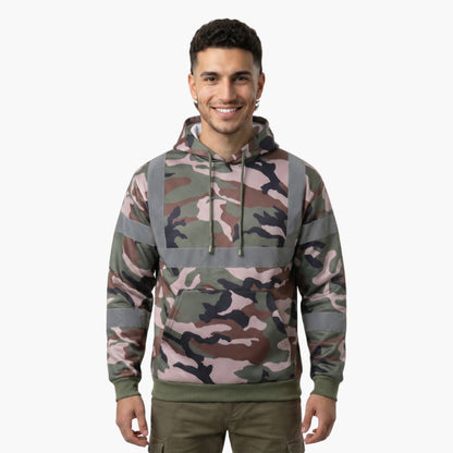 SAFWY-A2-088 Reflective Fleece Pullover Hoodie