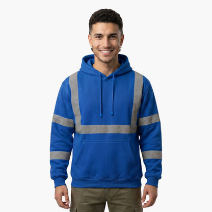 SAFWY-A2-088 Reflective Fleece Pullover Hoodie