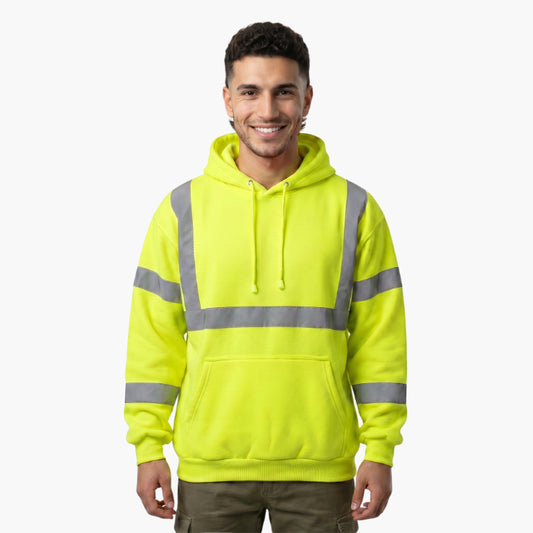SAFWY-A2-088 Reflective Fleece Pullover Hoodie