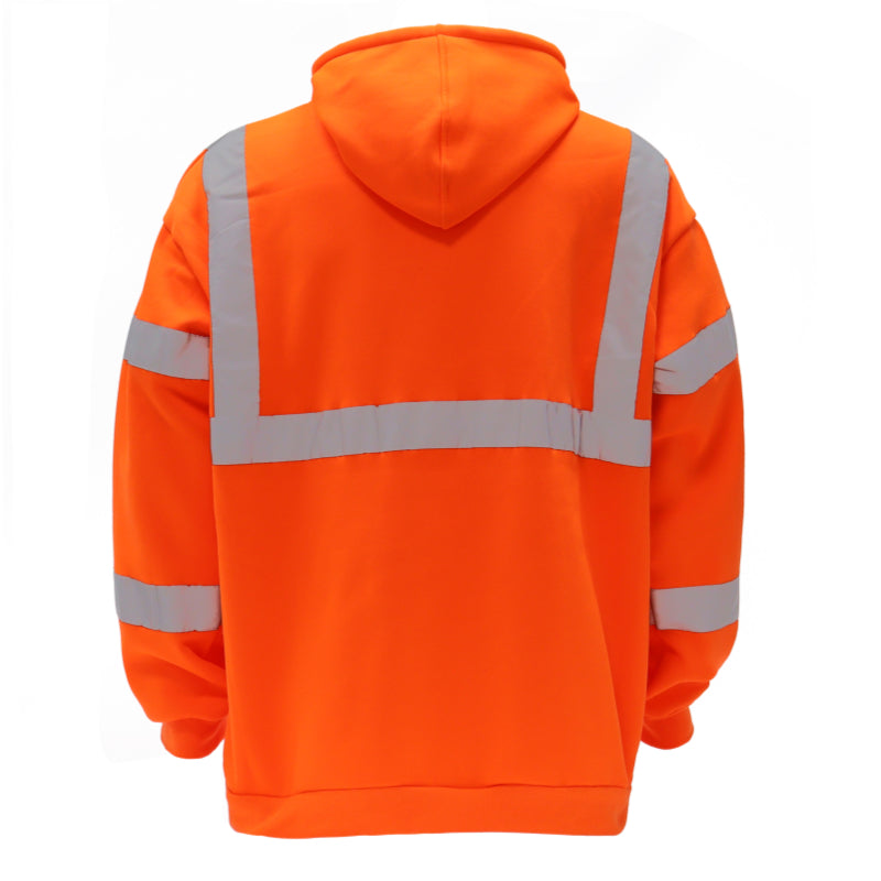 SAFWY-A2-088 Reflective Fleece Pullover Hoodie