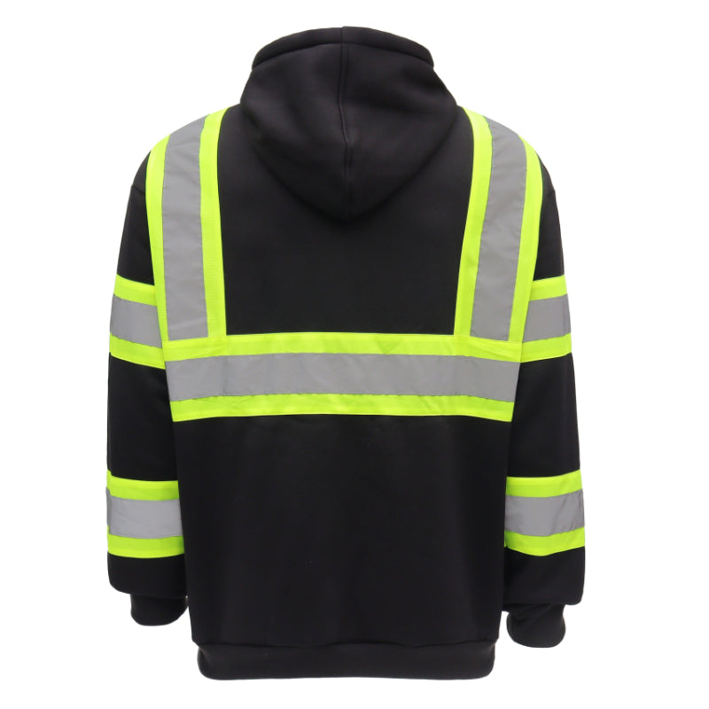 SAFWY-B2-093 Hi-Vis Reflective Safety Pullover Hoodie