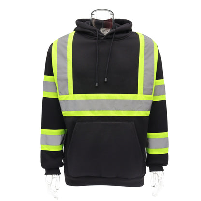 SAFWY-B2-093 Hi-Vis Reflective Safety Pullover Hoodie