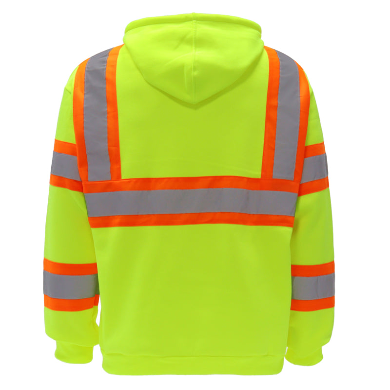 SAFWY-B2-093 Hi-Vis Reflective Safety Pullover Hoodie