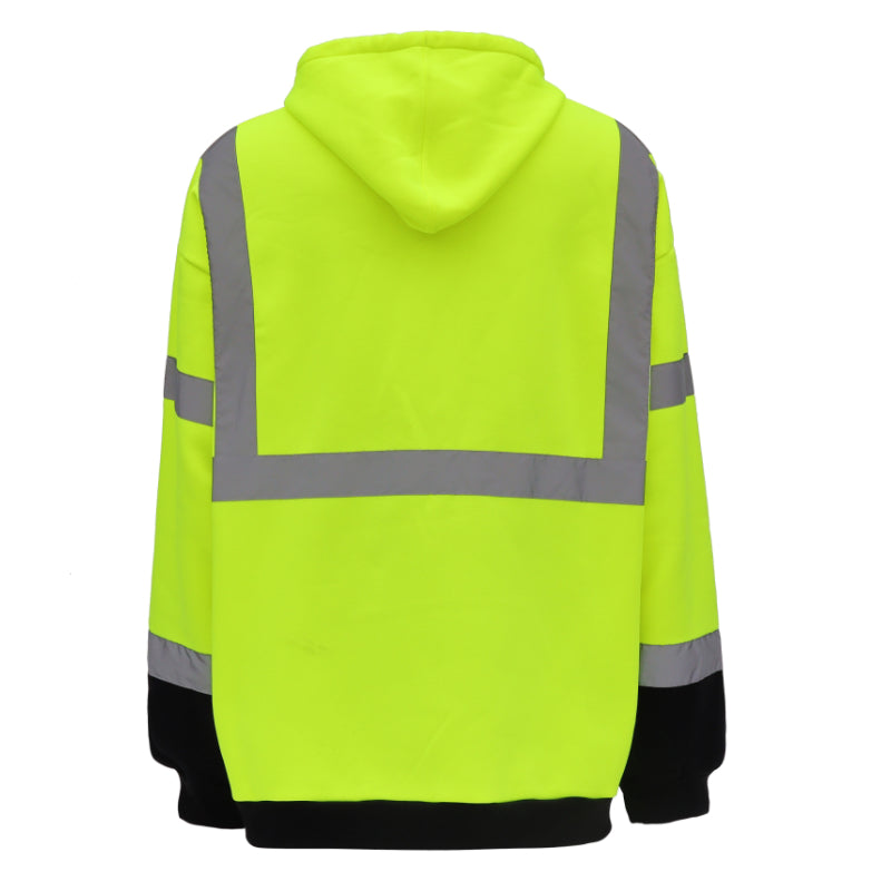SAFWY-B28-091 Pullover Hoodie with Reflective Stripes