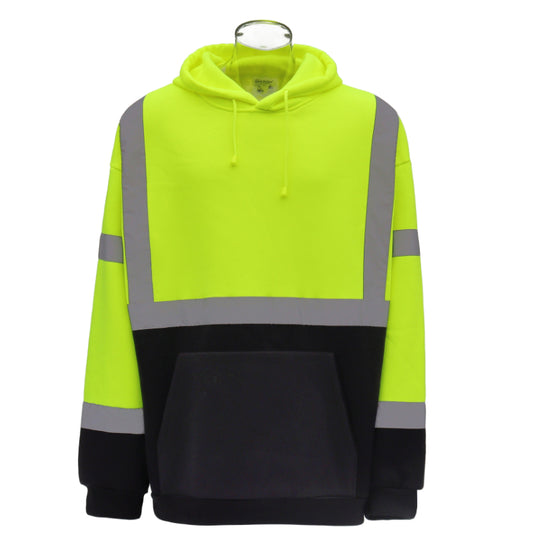 SAFWY-B28-091 Pullover Hoodie with Reflective Stripes