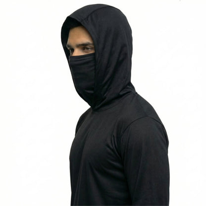 SAFTX-C2-075M Long Sleeve Hooded Work Shirt with Mask