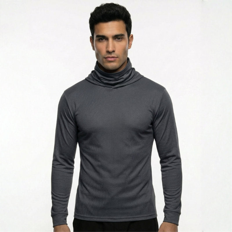 SAFTX-C2-075M Long Sleeve Hooded Work Shirt with Mask