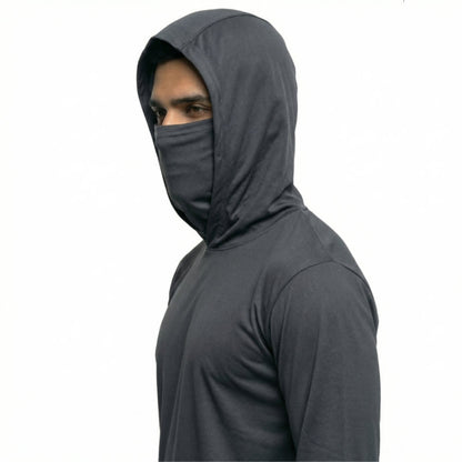 SAFTX-C2-075M Long Sleeve Hooded Work Shirt with Mask