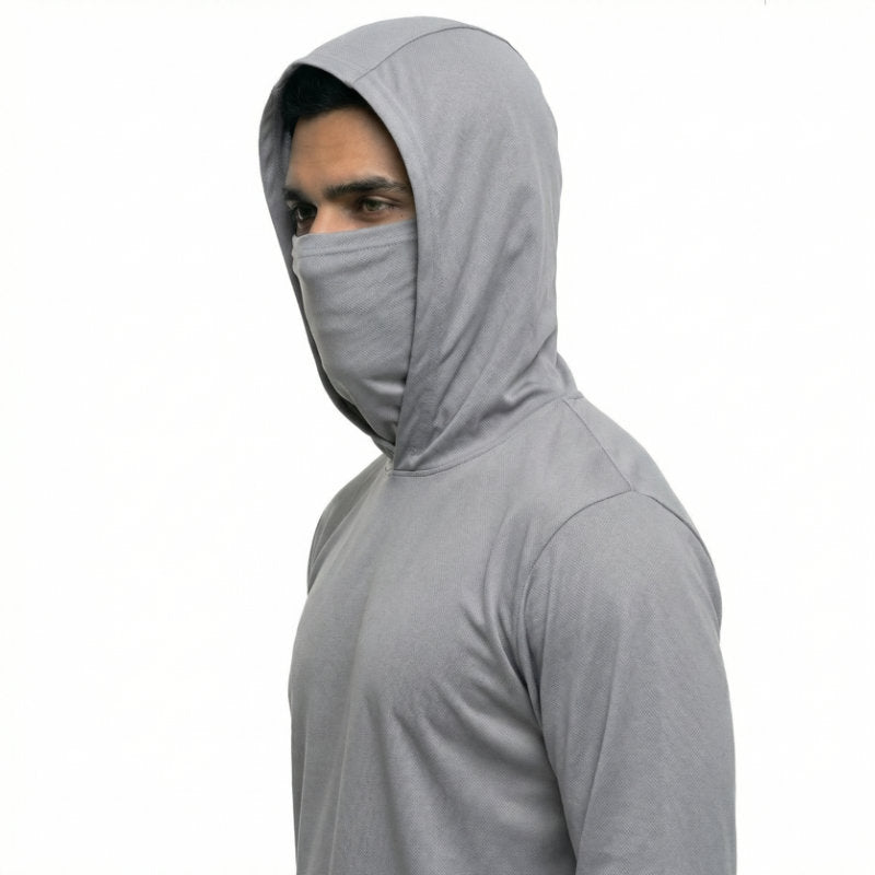 SAFTX-C2-075M Long Sleeve Hooded Work Shirt with Mask