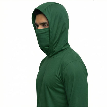 SAFTX-C2-075M Long Sleeve Hooded Work Shirt with Mask