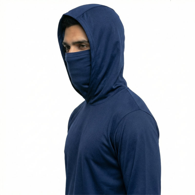 SAFTX-C2-075M Long Sleeve Hooded Work Shirt with Mask