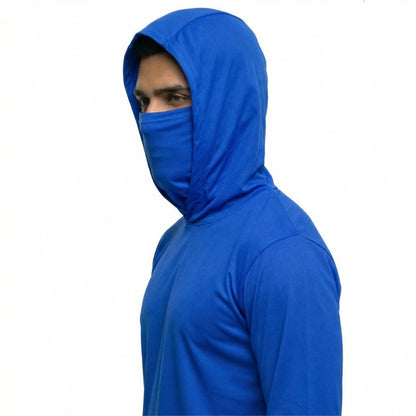 SAFTX-C2-075M Long Sleeve Hooded Work Shirt with Mask