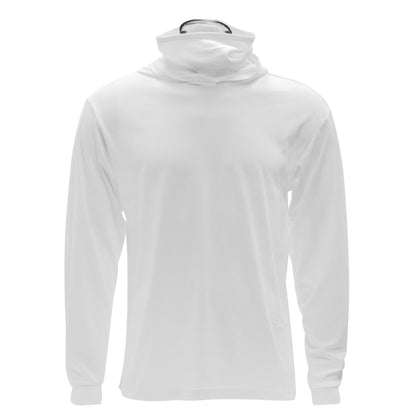 White hoodie on a white background