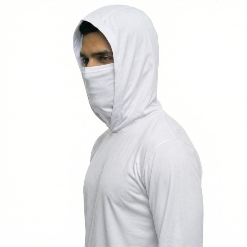 SAFTX-C2-075M Long Sleeve Hooded Work Shirt with Mask