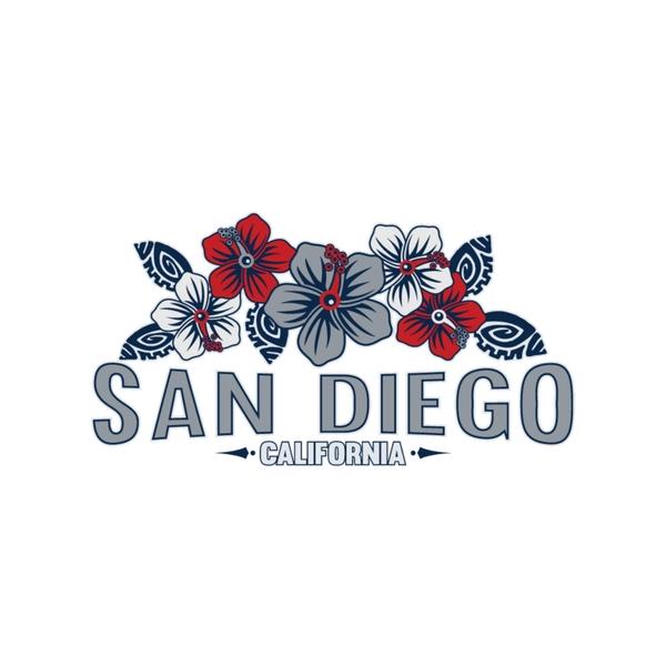 San Diego Flowers Heat Transfer (100 pack)