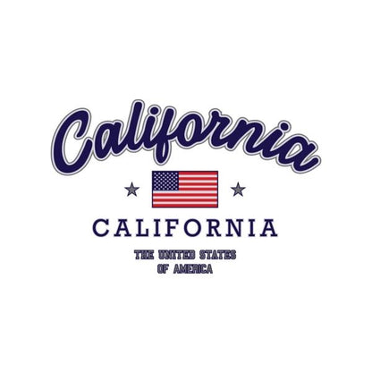 California USA Flag Heat Transfer (100 pack)