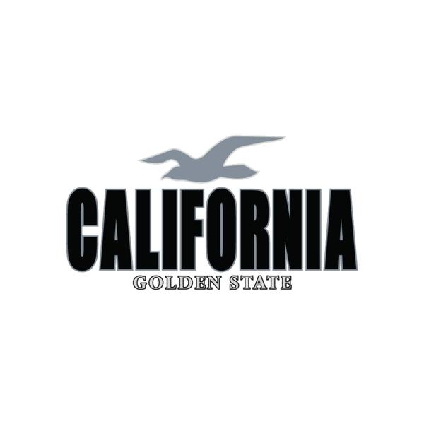 California Golden State Bird Heat Transfer (100 pack)