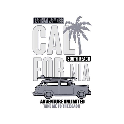 California South Beach Heat Transfer (100 pack)