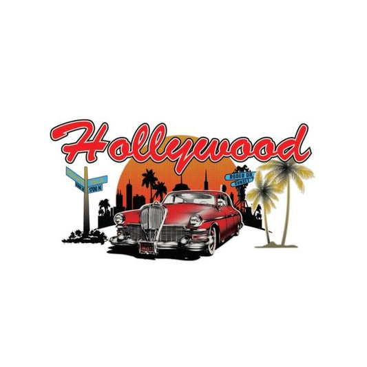 Hollywood Car Heat Transfer (100 pack)