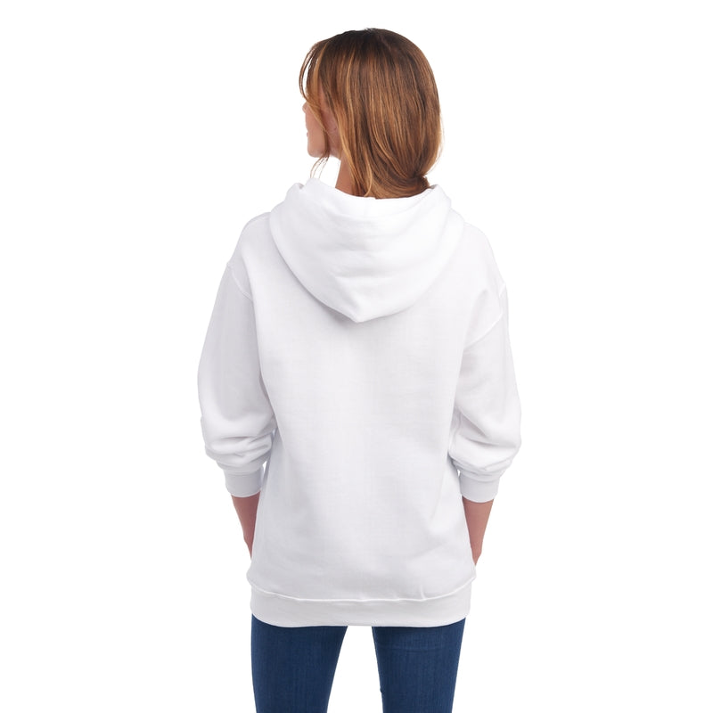 996MR NuBlend® Hooded Sweatshirt (Light Colors)