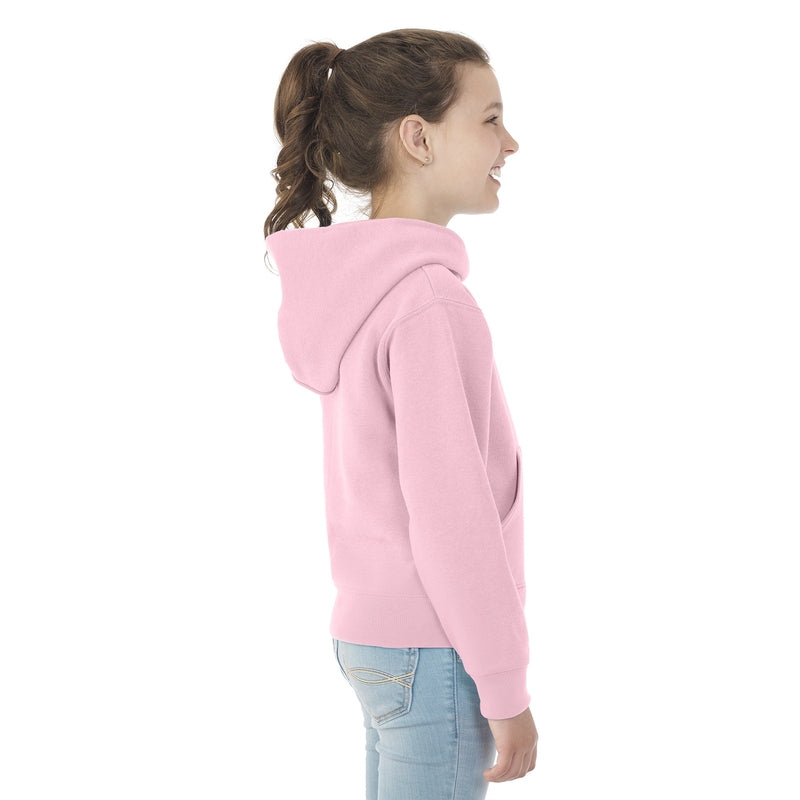 996YR NuBlend® Youth Hooded Sweatshirt (Light Colors)