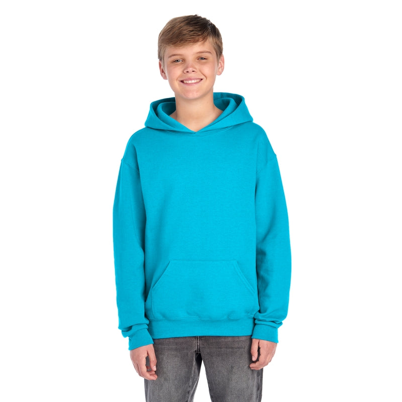 996YR NuBlend® Youth Hooded Sweatshirt (Medium Colors)