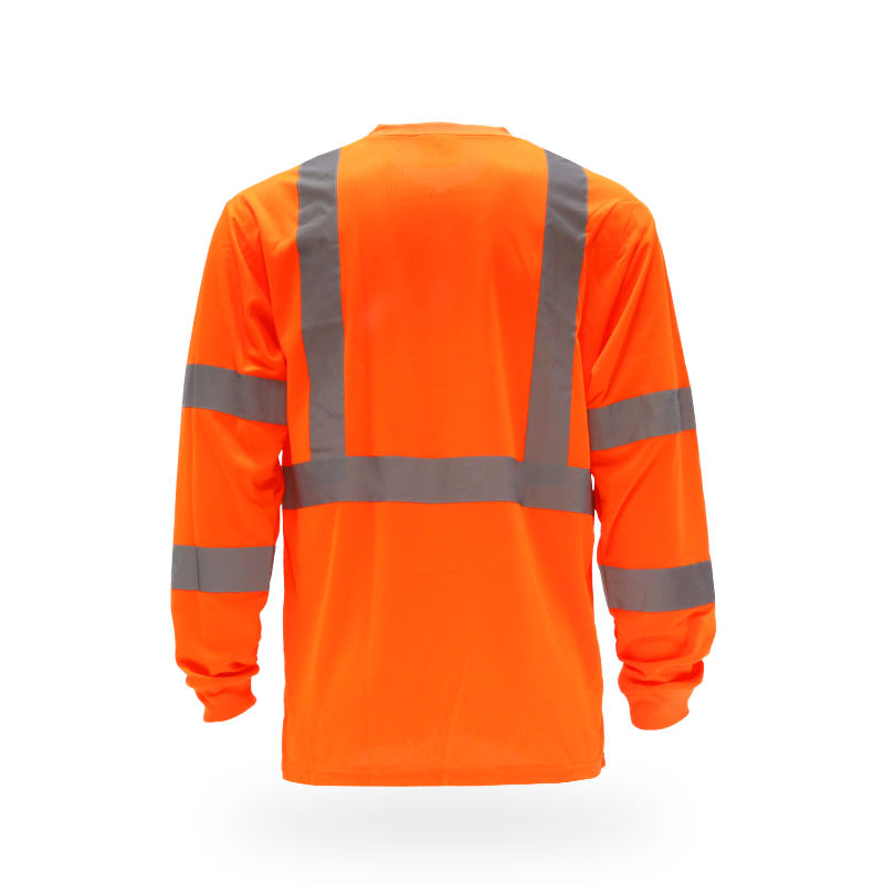 SAFTX-C6-058 High Visibility Long Sleeve Safety T-shirt